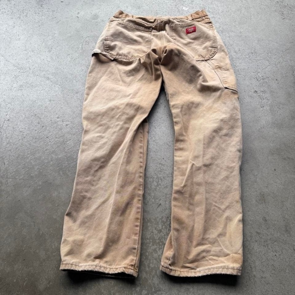 Early 2000s Dickies Faded Tan Carpenter Pants Workwear Skater Vintage Carpenter